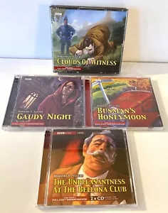 Dorothy Sayers~4 Lord Peter Wimsey BBC Radio dramas~9 CDs~Ian Carmichael - Picture 1 of 2