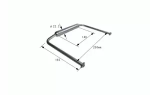 Nitto F-019 Front Rack Handle Bar Mount - Imagen 1 de 1