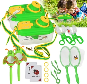 Bug Catcher Kit for Kids - 2 Sets, Bug Catching Kit Includes Butterfly Net, Twee - Picture 1 of 12