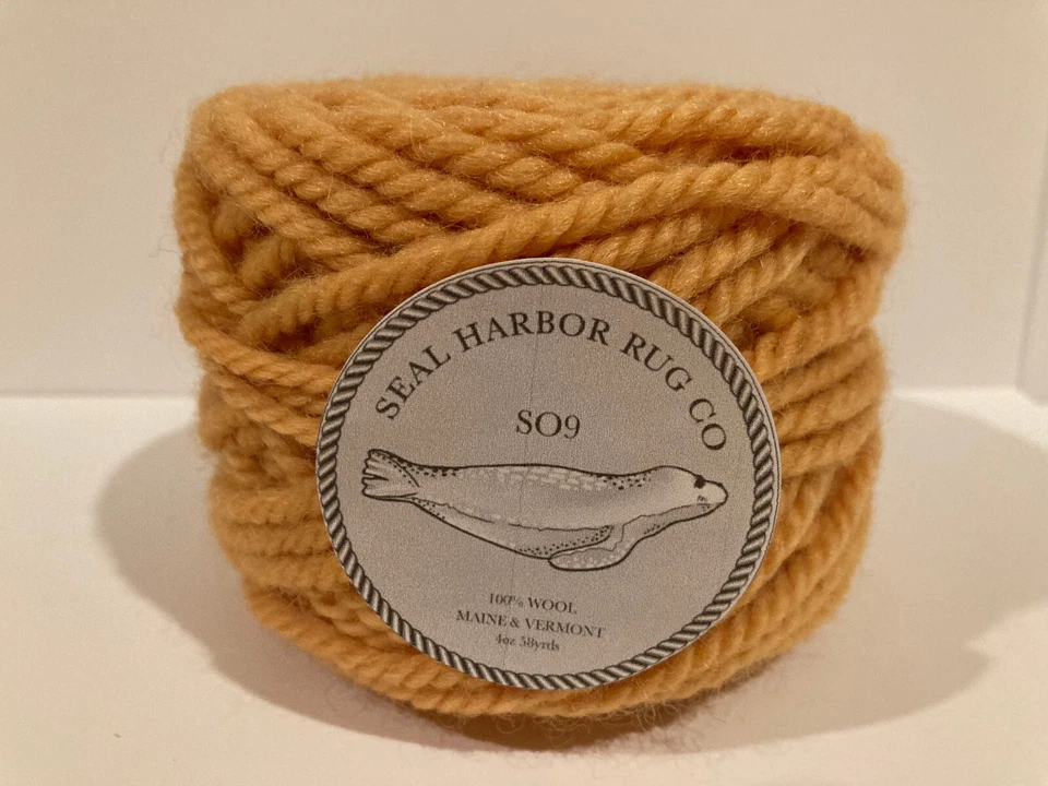 Seal Harbor Wool Rug Yarn-SO9-4 oz/58 yds-Bulky weight-100% Wool-Punch Needle - Image 1 of 1