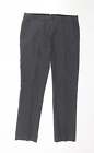 Cedar Wood State Mens Grey Polyester Trousers Size 30 L29 in Regular Zip