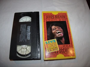 James Brown Live In Concert B.B. King Michael Jackson The Roxy L.A VHS Tape RARE - Picture 1 of 2