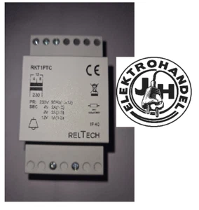 Klingeltransformator RKT 1PTC  4 -8-12V   2 - 1,3A  RELTECH - Bild 1 von 1