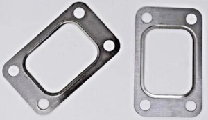 2 x Pack Garrett T3 Turbo Inlet Flange Gasket 4 Bolt 304 Stainless Steel USA T3 - Picture 1 of 2