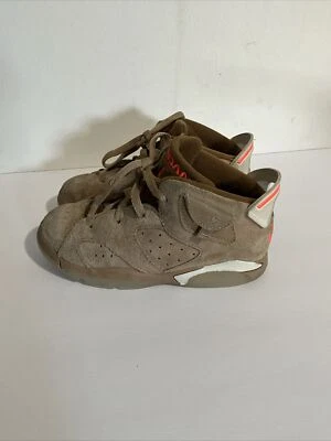 Nike Air Jordan 6 x Travis Scott TD 'Caqui Británico' DH0692-200 Niños Talla 10 Foto 1 de 4