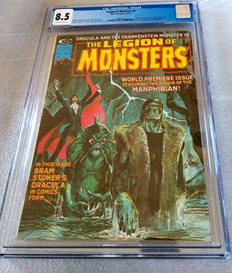 Revista Curtis de La Legión de Monstruos de Marvel Comics 9/75 clasificación CGC 8,5 - Imagen 1 de 4