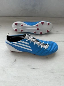 Stivali da calcio Adidas F50 Adizero FG blu pelle US10 1/2 UK10 EUR44 2/3 - Foto 1 di 14
