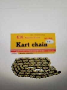GO KART RACING EK SPACED SILVER PRO CHAIN 40 IN #219 114 LINK - Picture 1 of 1
