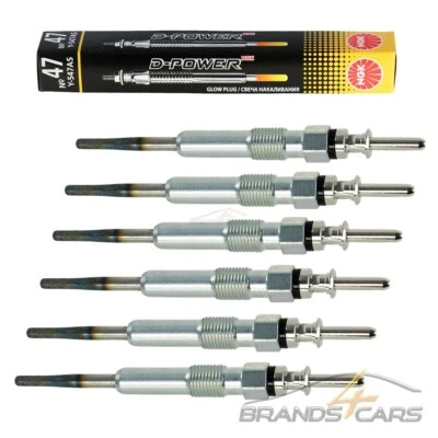 6x NGK GLÜHKERZE FÜR BMW 3-ER E46 E90 E91 E92 E93 5-ER E60 E61 6-ER E63 E64 - Bild 1 von 3