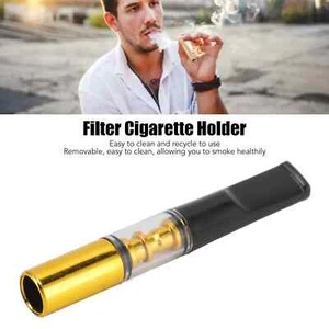 2x Filter Zigarettenhalter Wiederverwendbare Rauch Teer Filter Zigarettenhalt - Bild 1 von 8