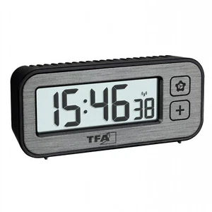 TFA 60.2522.10 Mini Funkwecker Switch Reisewecker Temperatur Luftfeuchtigkeit - Bild 1 von 8