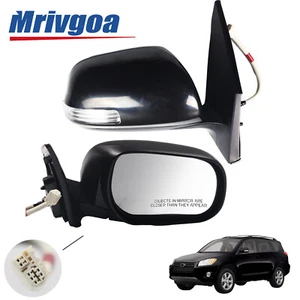 For 2009-2012 Toyota Rav4 Power Heated Signal Lamp Left Right Side Mirrors - Bild 1 von 8
