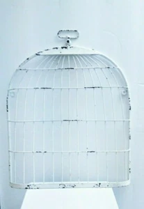 Wandbehang Metall Vogelkäfig Dekor Organizer - Bild 1 von 7