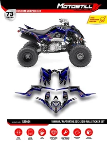 KIT DE CALCOMANÍAS DE PEGATINAS GRÁFICAS YAMAHA RAPTOR 700 (2013-2019) ATV - Imagen 1 de 3