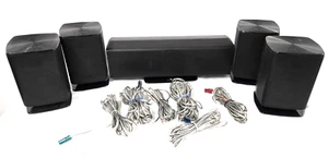 Samsung Surround Sound 5 Speakers PS-CZ410 PS-FZ410 PS-RZ410 + Connecting Wires - Picture 1 of 2