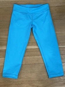 Ivivva by Lululemon Blue Capris Cropped Leggings Pants 10 - Picture 1 of 1