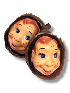Vintage Howdy Doody Celluloid Ear Muffs 1950's - Picture 1 of 6