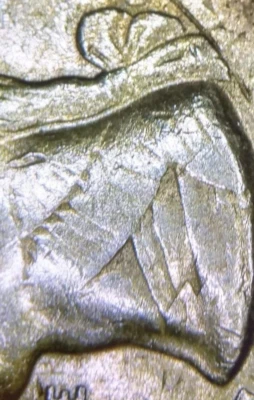 1989P Washington Quarter Rare Flip Over In-Collar Double Strike Mint Error Coin - Image 1 of 4