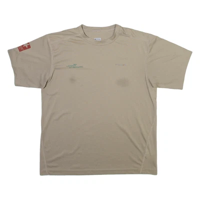 COLUMBIA Mens T-Shirt Grey L - Image 1 of 4