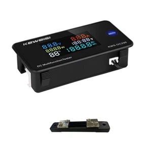 2X(KEWEISI DC 0-200V Voltmeter Amperemeter KWS Leistung MessgeräT LED Digi3099 - Bild 1 von 10