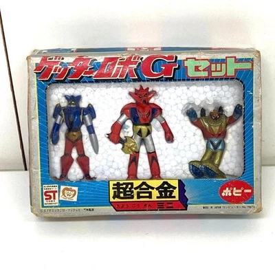 Getter Robo G Chogokin Figure set Dragon Poseidon POPY Japan w/BOX Vintage - Image 1 of 4