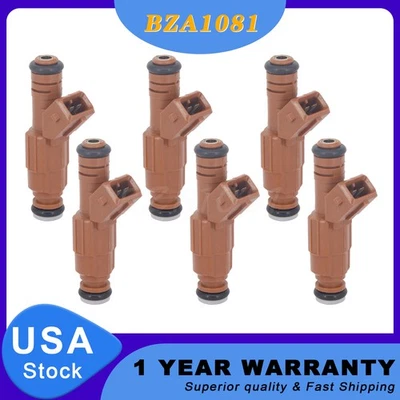 6pcs 0280155831 Car Petrol Fuel Injector Nozzle for Volvo C70 2.3L 2.4L 1998-04 Foto 1 de 4
