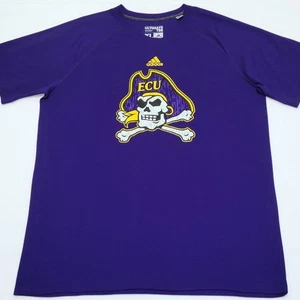 TEAM PUBLISHED Adidas Climalite East Carolina Pirates lila Shirt Erwachsene Herren XL - Bild 1 von 6