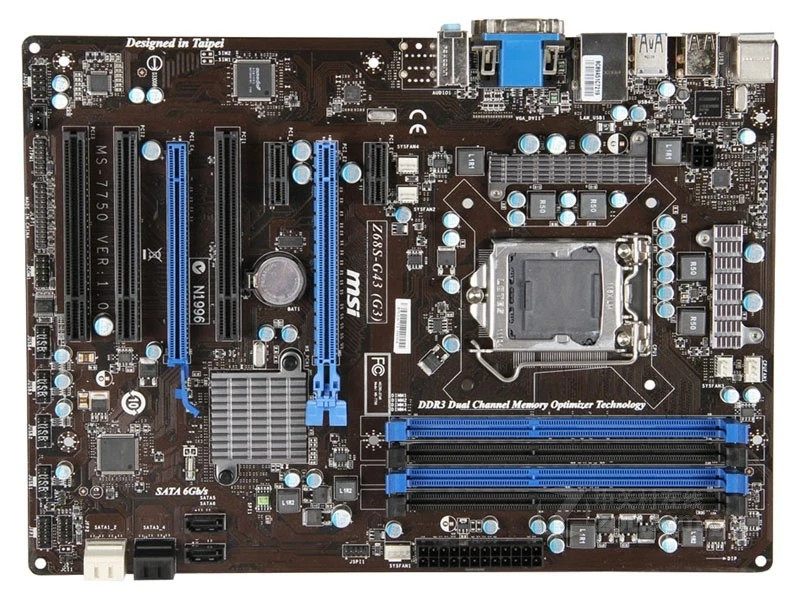MSI Z68S-G43(G3) Motherboard Intel Z68 DDR3 LGA 1155 ATX w/ IO Shield - Image 1 of 1