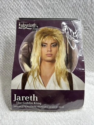 Peluca para adultos Jareth Labyrinth nueva en paquete Foto 1 de 3