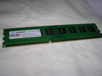 AXIOM 8GB DDR3-1600 NON-ECC MEMORY - Image 1 of 2