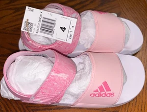 Nuevas Sandalias Adidas Adilette Rosa Talla 4 Juvenil - Imagen 1 de 5