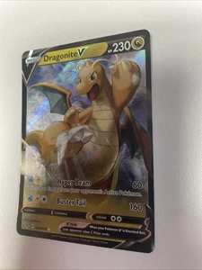 Tarjeta Pokémon Dragonite V 049/078 Pokemon GO ultra rara casi nueva envío gratuito - Imagen 1 de 2