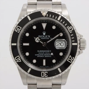 Rolex Submariner 16610T SS SS AT Black Dial - Picture 1 of 9