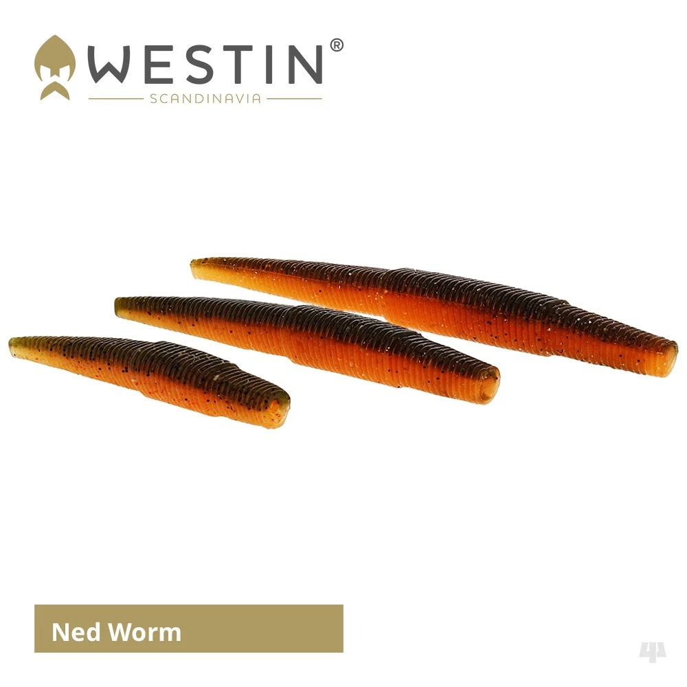 Leurre Souple Westin Ned Worm Curl 12cm - Leurre De La Pêche - Foto 13