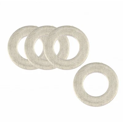 For Acura TSX 2004-2014 Drain Plug Gasket | Aluminum | Silver | 2 mm. Thickness - Image 1 of 4
