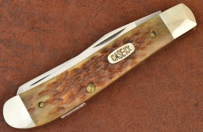 CUCHILLO MINI TRAMPERO CASE XX USA 4 PUNTOS 1996 HUESO MARRÓN JIGGED 6207 SS BONITO (29621) Foto 1 de 4