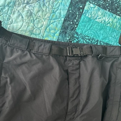 Pantalones deportivos CB para hombre pequeños negros esquí nieve invierno aire libre carcasa suave snowboard Foto 1 de 4