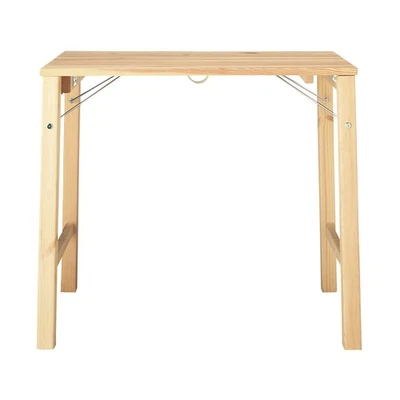 Muji Pine Wood Foldable Table W80xD50xH70cm Rectangle Compact Size 18499441 - Image 1 of 4
