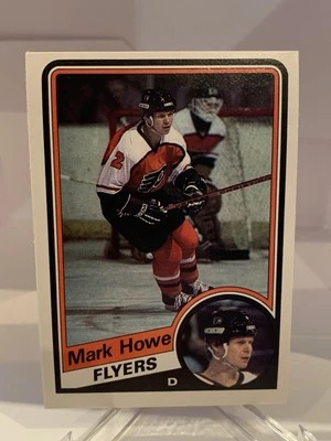 1984 O-Pee-Chee Mark Howe hockey card Flyers #161 - Image 1 of 2