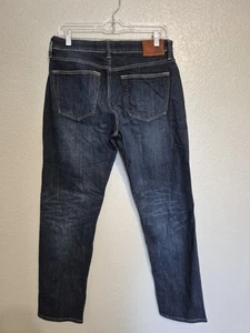Flint and Tinder Herren 30x30 dunkle Waschung gerade Denim Jeans klassisch lässig - Bild 1 von 7