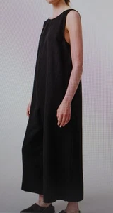 Mono Vivienne Maternidad 100% Lino Negro Beyond Nine - XXL / UK 20 - Nuevo - Imagen 1 de 9