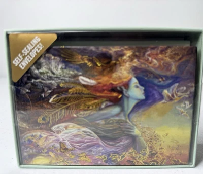 Tarjetas de notas Peter Pauper El espíritu del vuelo 14 tarjetas/15 sobres hada ángel Foto 1 de 4