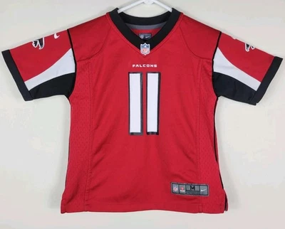 Camiseta deportiva Julio Jones #11 Atlanta Falcons NFL Nike roja sobre el campo juvenil talla M 5/6 Foto 1 de 4