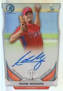 2014 Bowman Chrome Prospect Autographs Refractors #BCAPAM Adam Morgan /500 - Picture 1 of 2