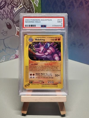 Pokemon 2003 Aquapolis Nidoking Holo H18/H32 PSA 9 - Image 1 of 2