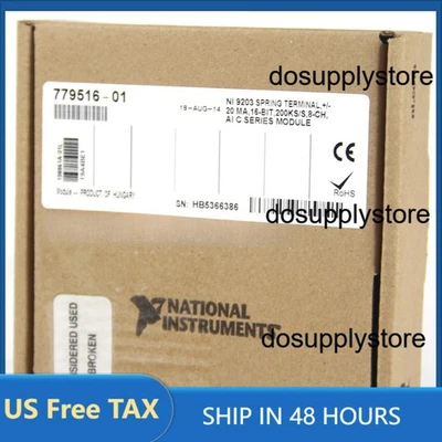 NI 9203 National Instruments NI- 9203 cDAQ Analog Current Input Module 779516-01 - image 1 of 4