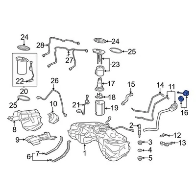 For Lexus GS350 2013-2014 Lexus 7730047010 Fuel Tank Cap Foto 1 de 4