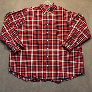 Polo Ralph Lauren 3XB Flanell Hemd Tartan kariert rot blau weiß langarm - Bild 1 von 12