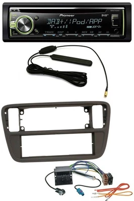 Pioneer MP3 USB CD DAB AUX Autoradio für VW Up (AA, AAN, 2011-2016) - Bild 1 von 4