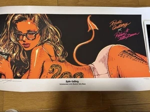 Rockin' Jelly Bean × RUDE GALLERY Silkscreen Poster 381x762 mm Japan - Picture 1 of 3